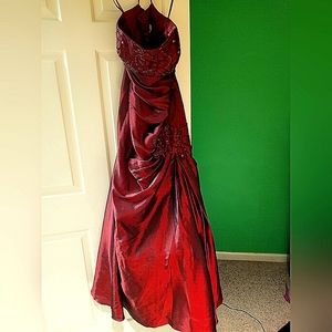 Dark Red Sally USA Prom Dress